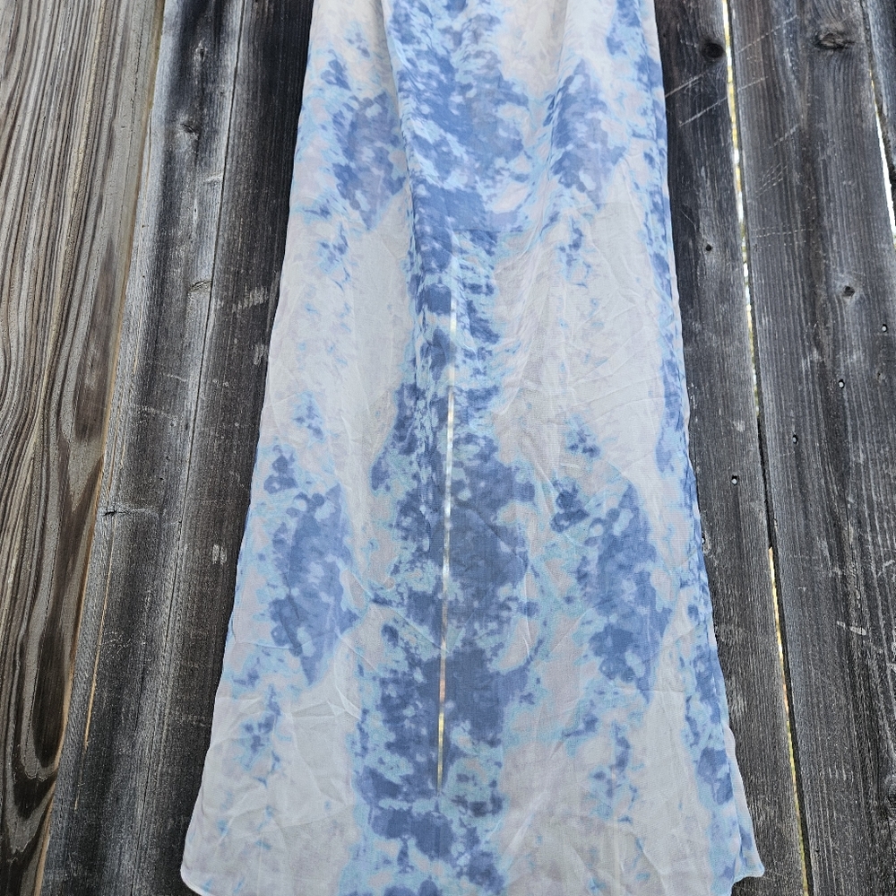 Kimchi Blue Hi Lo Skirt Asymmetrical mini and maxi sheer boho fairy size 6